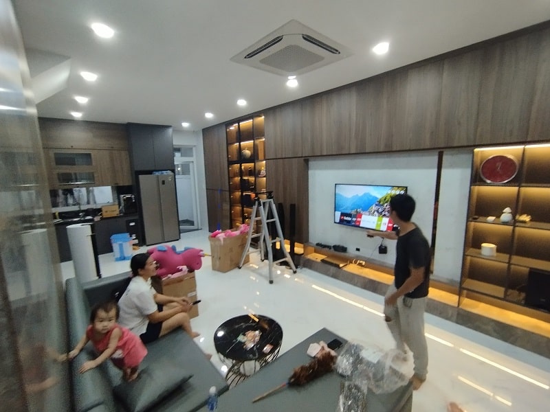 Thi công cải tạo nội thất nhà phố liền kề ở Bình Chánh